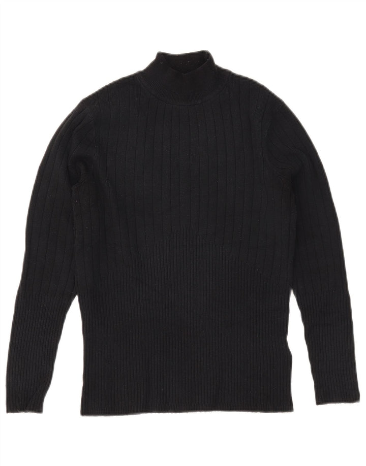 Marks & Spencer Damen-Pullover mit Rollkragen, Gr. 12, mittelschwarz