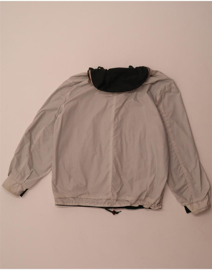 Hauptdarsteller Herren Loose Fit Kapuzen-Wendejacke UK 38 Mittelbeige Baumwolle