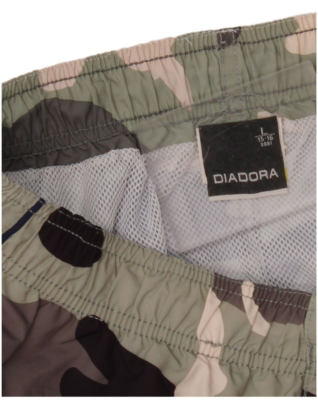 DIADORA Badeshorts für Jungen, 15–16 Jahre, groß, mehrfarbig, Camouflage