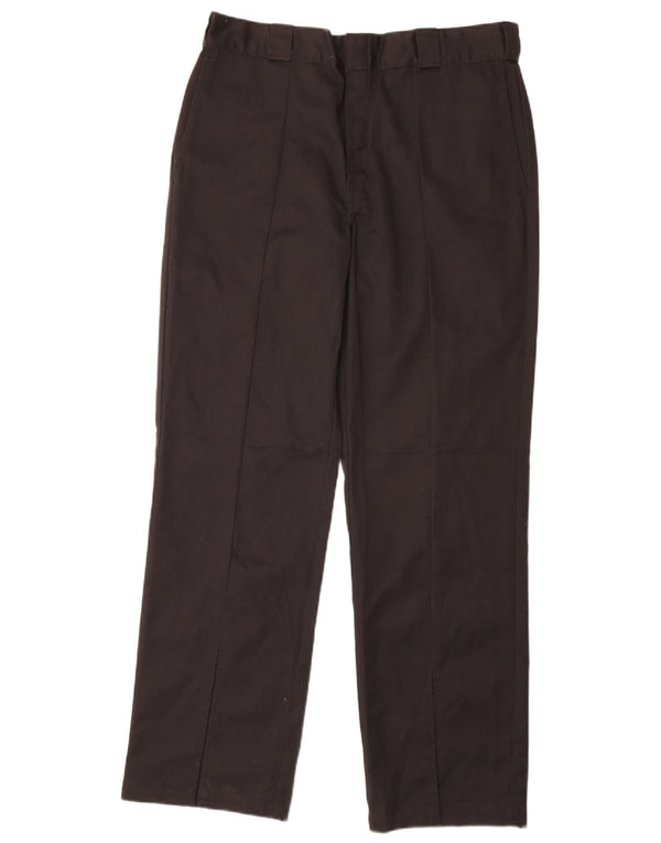 Dickies Damen-Chinohose mit hoher Taille, US 14, XL, W34, L32, Schwarz