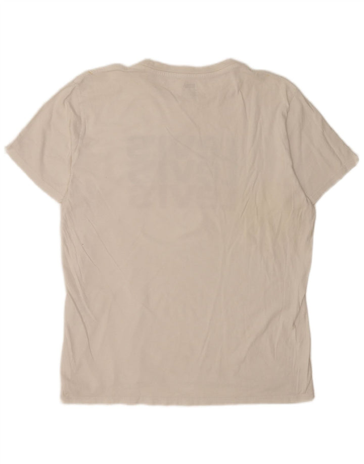 Levi's Herren-T-Shirt mit Grafik, Größe L, Weiß