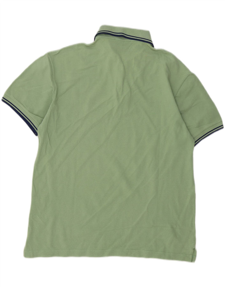 Fred Perry Herren-Poloshirt aus mittelgrüner Baumwolle