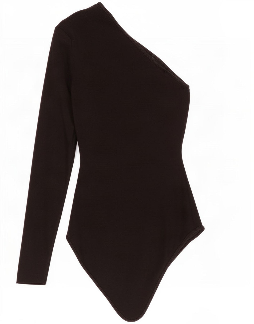 One-Shoulder-Body von Zara für Damen, UK 12, Mittelschwarz, Viskose