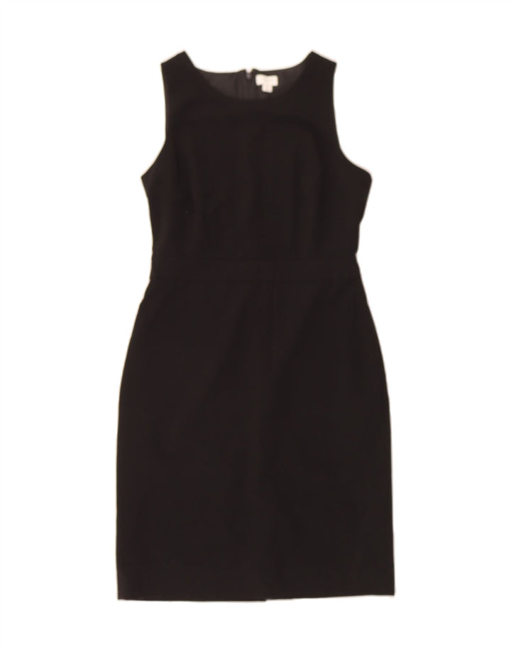 J. CREW Womens Sleeveless Sheath Dress US 6 Medium Black Polyester Vintage J. Crew and Second-Hand J. Crew from Messina Hembry 