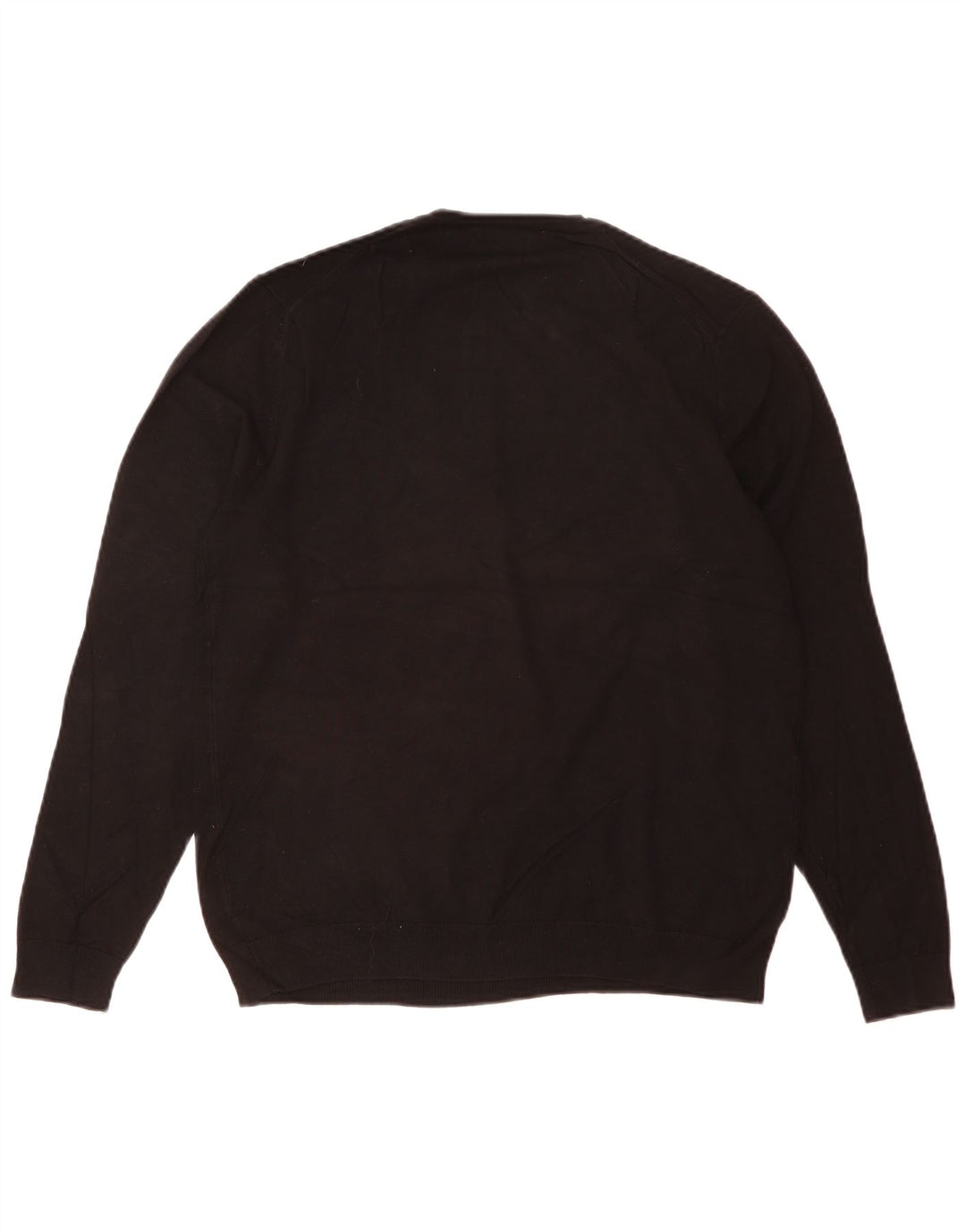 Zara Herren-Pullover mit Rundhalsausschnitt, XL, Schwarz