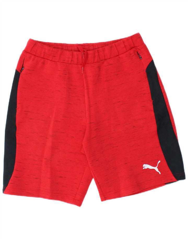 Puma Herren Sportshorts Mittelrot Farbblock