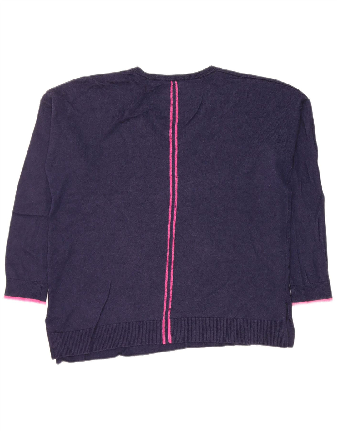 Joules Damen-Pullover mit V-Ausschnitt, UK 14, mittelmarineblaue Viskose