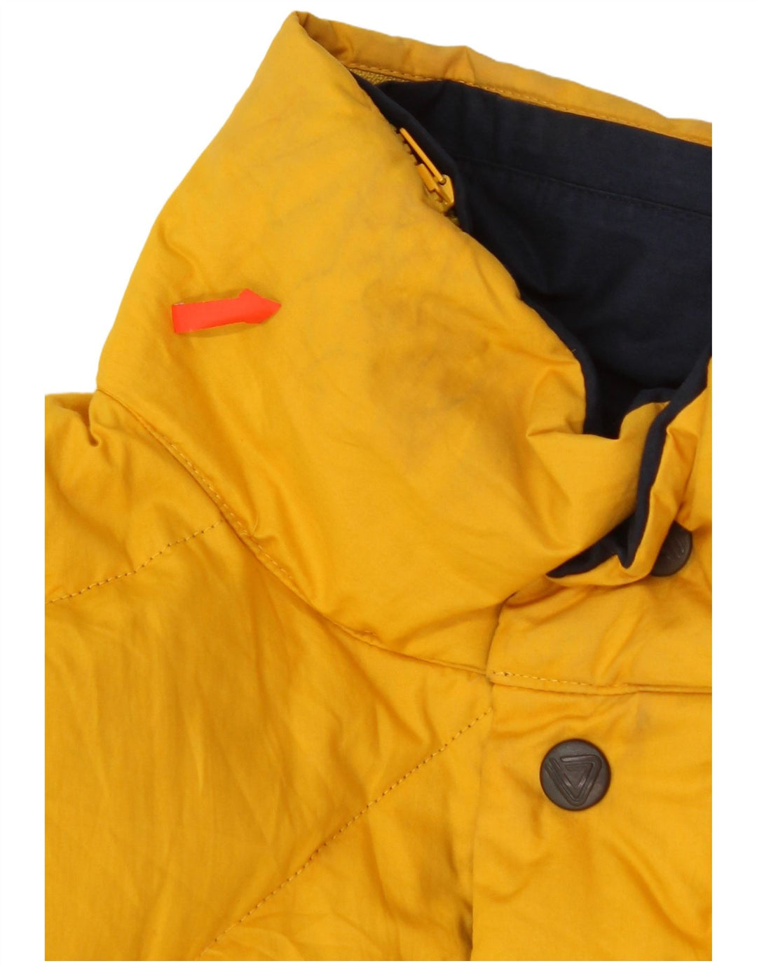 DOLOMITE Herren Reversible Wattierte Jacke UK 42 XL Gelb Baumwolle