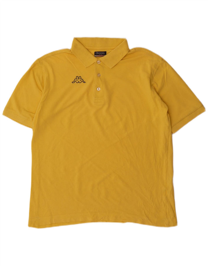 Kappa Herren Poloshirt Large Gelb