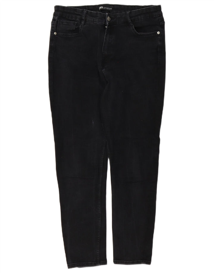 Zara Damen Slim Jeans EU 44 XL W34 L26 Schwarz