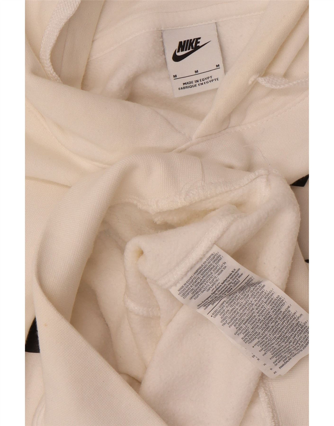 NIKE Herren-Kapuzenpullover mit Grafik, mittelweiße Baumwolle