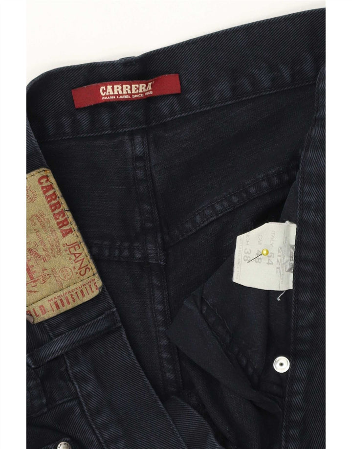Carrera Herren Straight Jeans W38 L30 Marineblaue Baumwolle