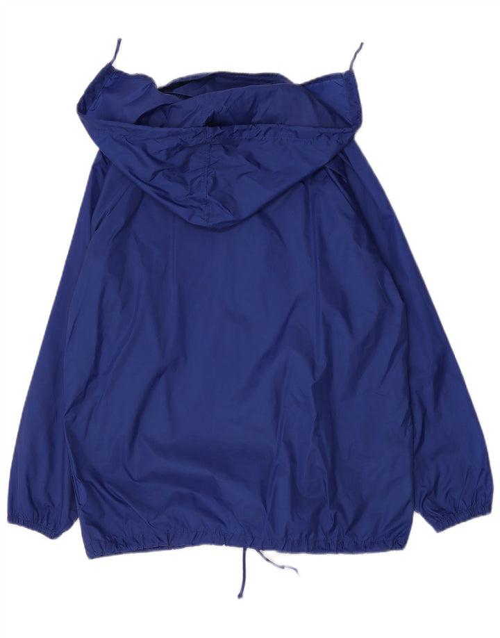 Lotto Jungen-Regenjacke mit Kapuze, 13–14 Jahre, groß, blaues Polyamid