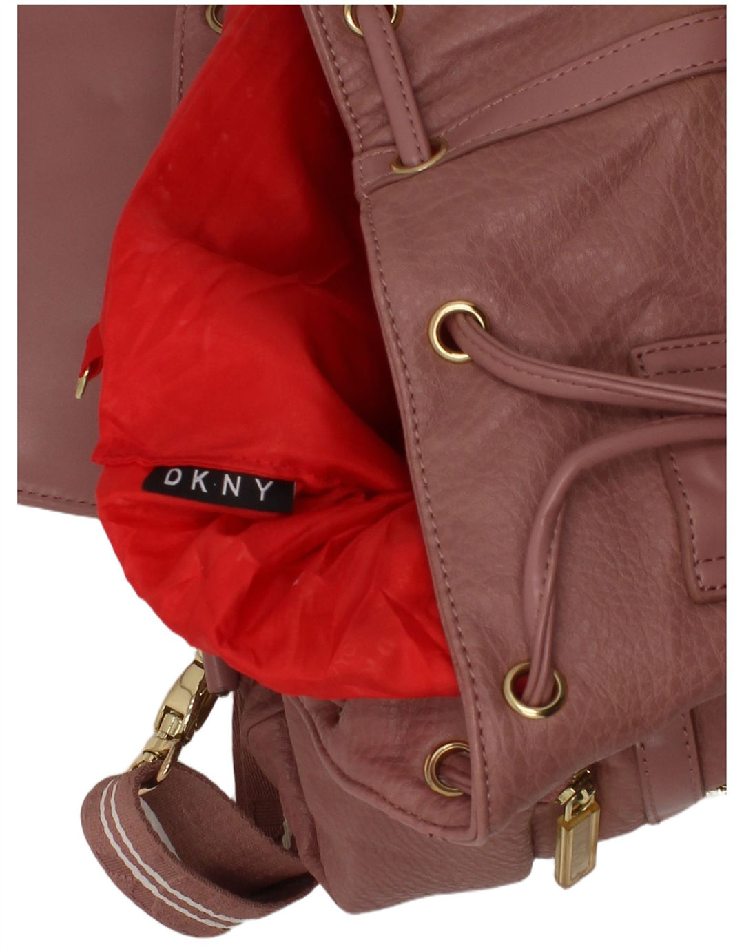 Dkny Damen-Rucksack aus Kunstleder, Einheitsgröße, rosa Polyurethan