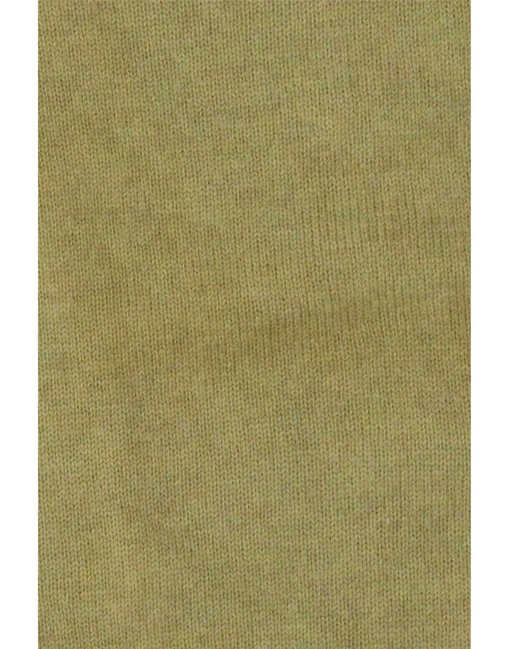 Henry Cottons Herren-Pullover mit Rollkragen, XL, grüne Schurwolle