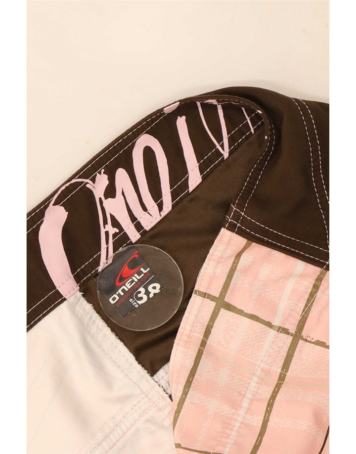 O'Neill Herren Badeshorts XL Pink Check
