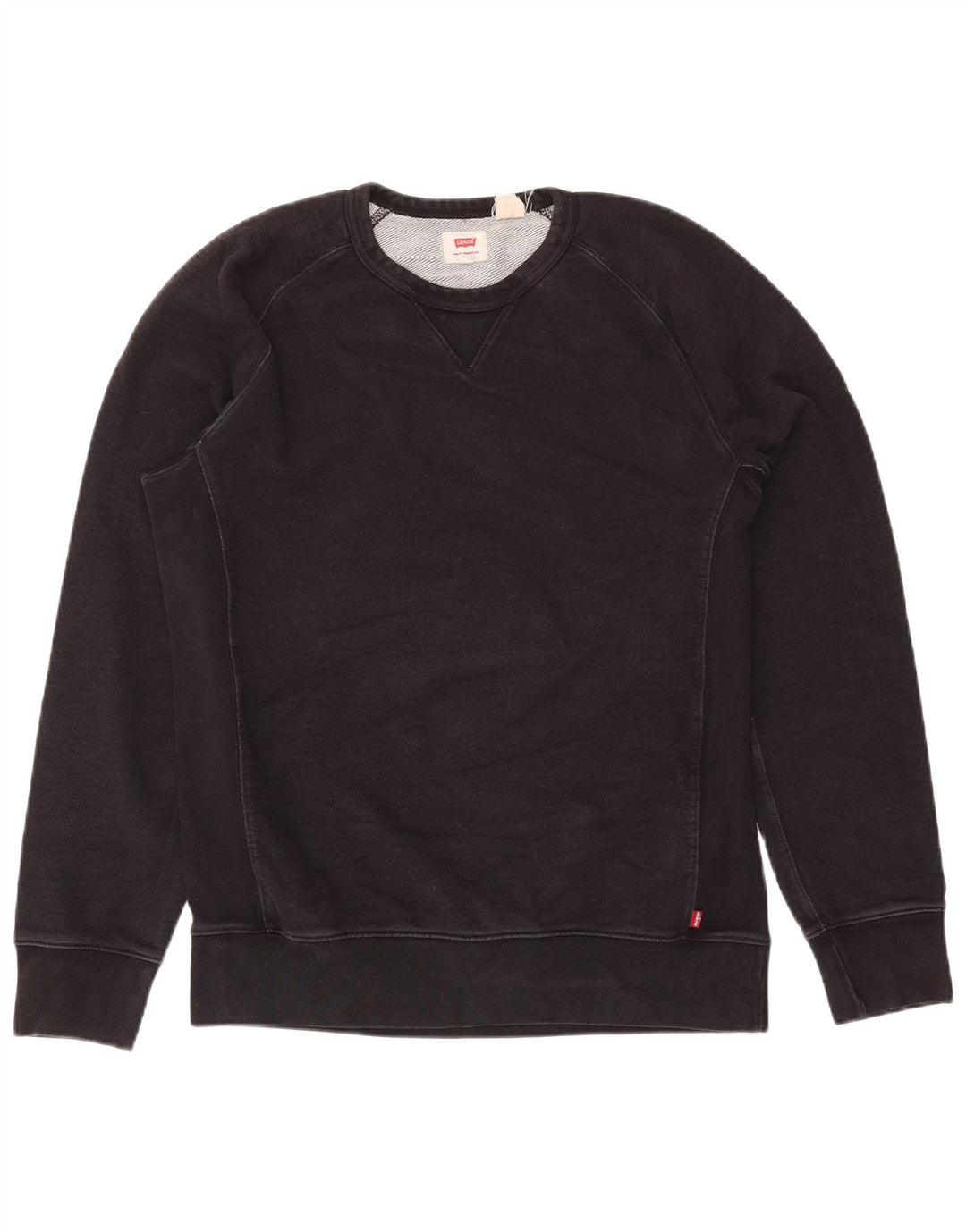 Levi's Herren-Sweatshirt-Pullover aus mittelschwarzer Baumwolle