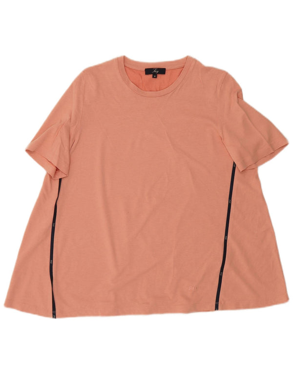 FAY Damen T-Shirt Top UK 14 Medium Orange