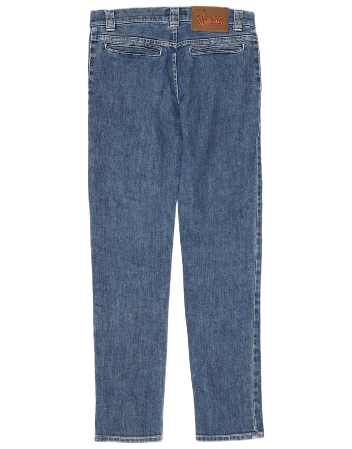 Valentino Damen Slim Jeans IT 40 Small W28 L30 Blau
