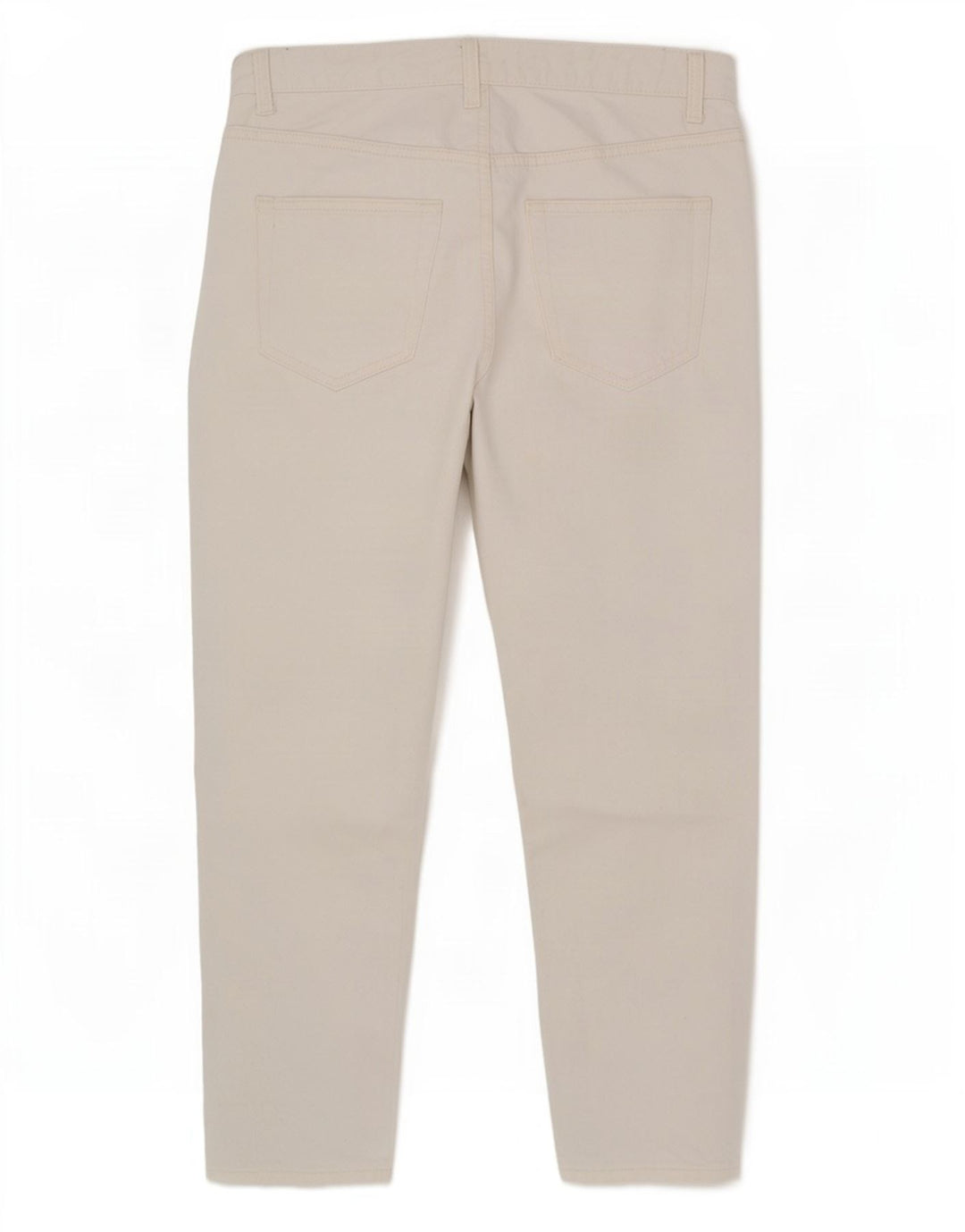Zara Herren verkürzte Slim-Jeans EU 42 Large W32 L26 Weiß