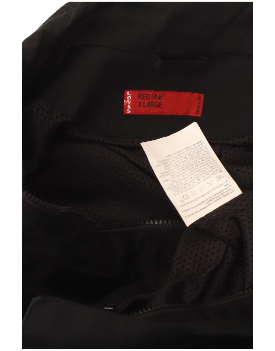 Levi's Herren Bomberjacke UK 42 XL Schwarz Baumwolle