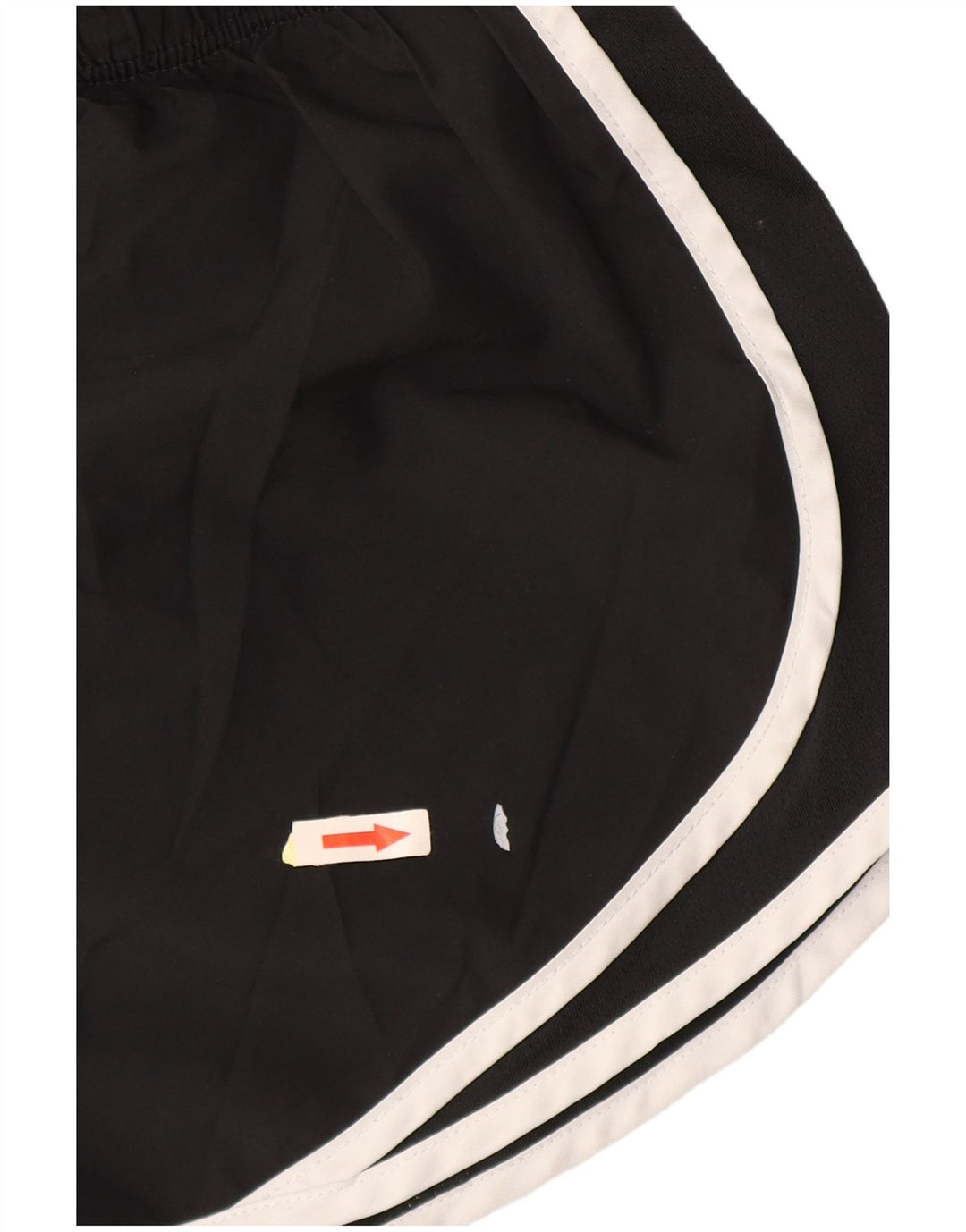 NIKE Damen Sportshorts UK 8 Small Schwarz Polyester