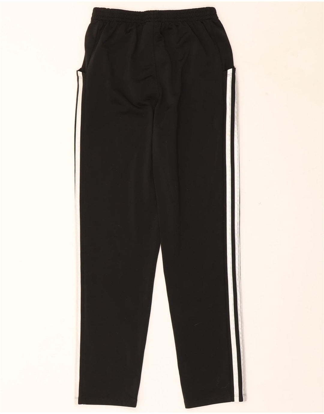 ADIDAS Boys Tracksuit Trousers 13-14 Years Large Black Polyester Vintage Adidas and Second-Hand Adidas from Messina Hembry 