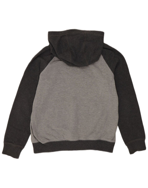 Adidas Kapuzenpullover mit Grafik für Jungen, 10–11 Jahre, Mittelgrau, Farbblock