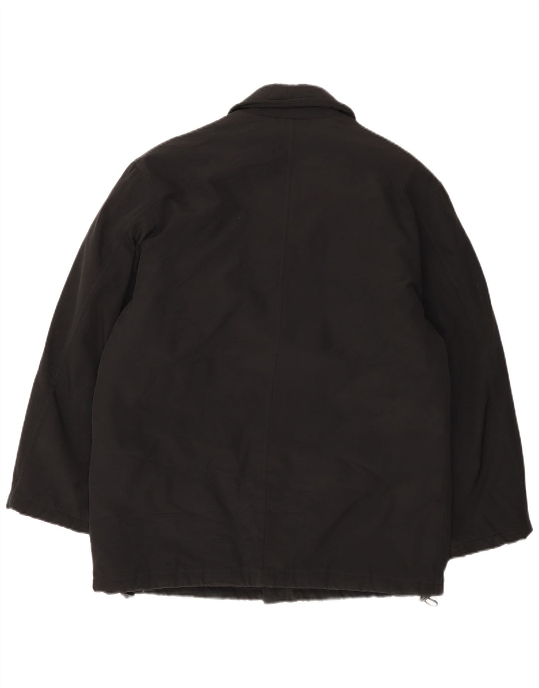 Blue Side Herren Loose Fit Utility Jacke UK 36 Small Schwarz Polyester