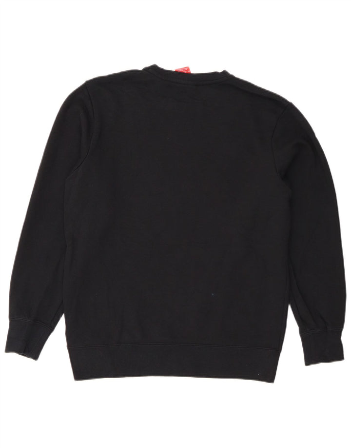 Nike Herren-Sweatshirt mit Grafik, XS, schwarze Baumwolle