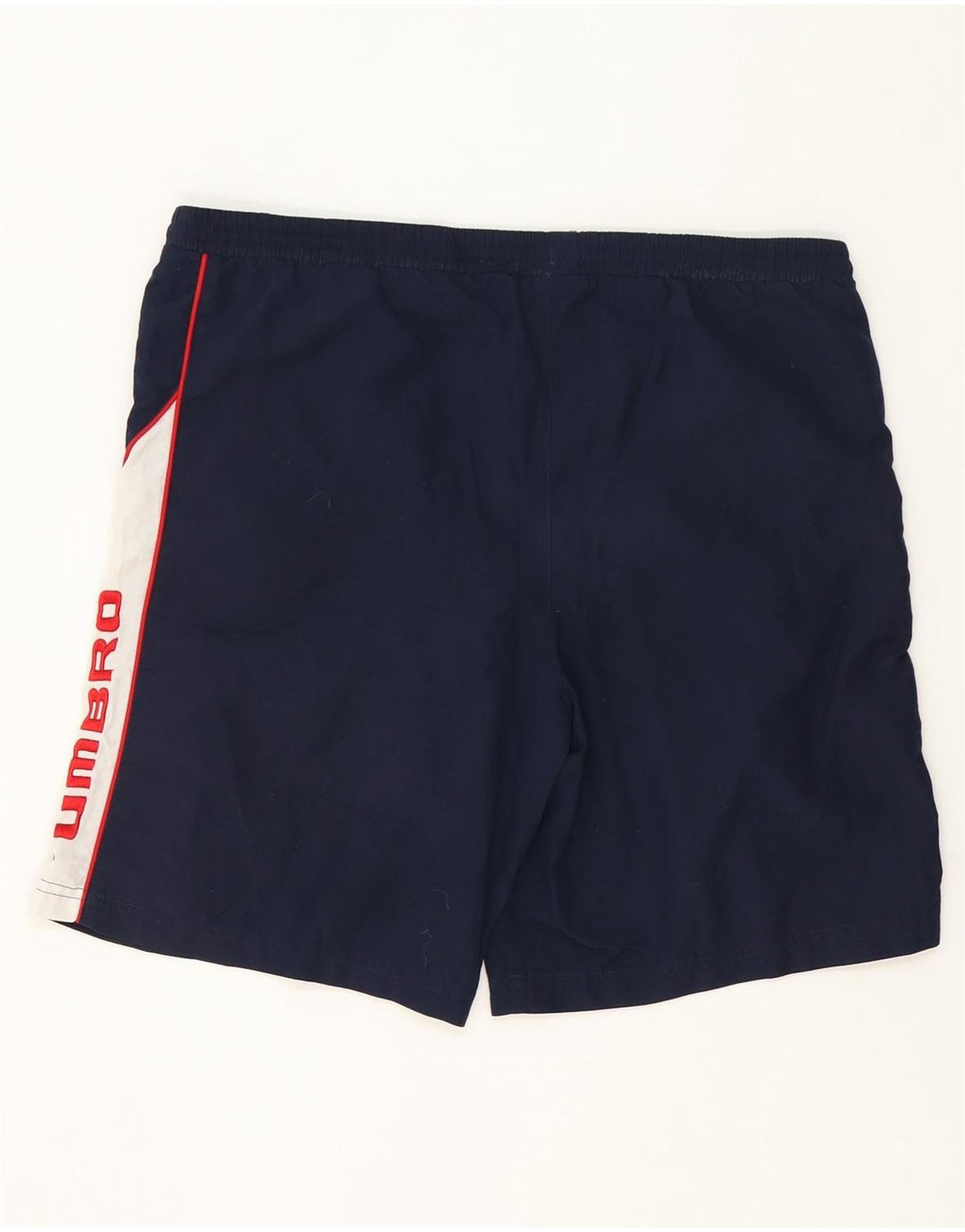 UMBRO Herren-Badeshorts mit Grafik, mittelgroß, Marineblau, Farbblock-Polyester