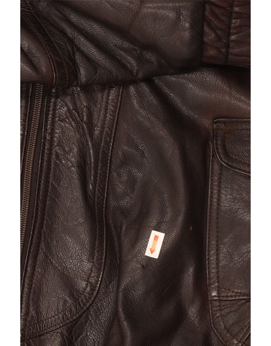 Milan Herren Lederjacke UK 40 Large Braun