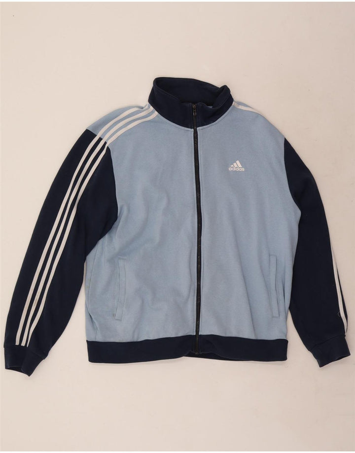 Adidas Herren Trainingsanzug Top Jacke XL Blau Colourblock