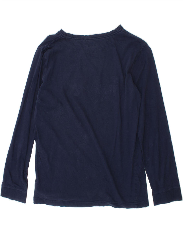 LEVI'S Boys Graphic Top Long Sleeve 12-13 Years Large Navy Blue Cotton Vintage Levi's and Second-Hand Levi's from Messina Hembry 
