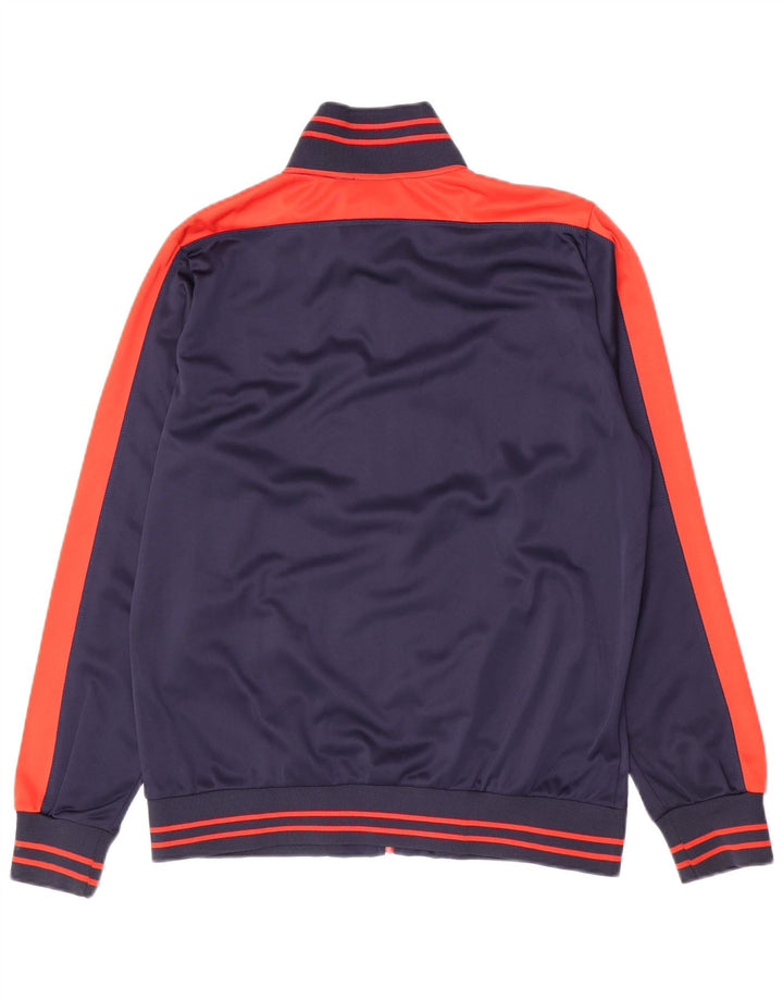 Lotto Herren-Trainingsanzug-Oberteil, mittleres Marineblau, Farbblock-Polyester