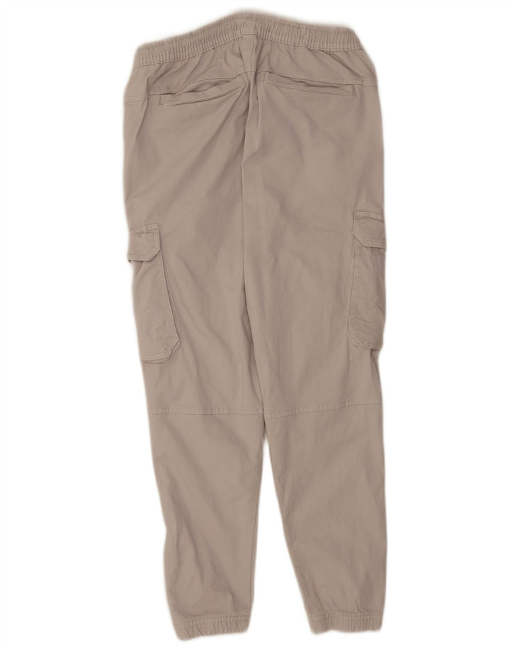 Zara Herren-Jogginghose, Cargohose, Größe M, W31, L28, Grau, Baumwolle