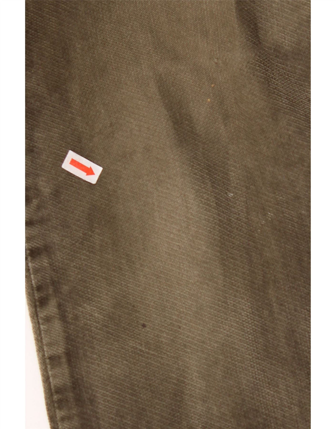 ARMANI Herren gerade Freizeithose W34 L29 Khaki Baumwolle