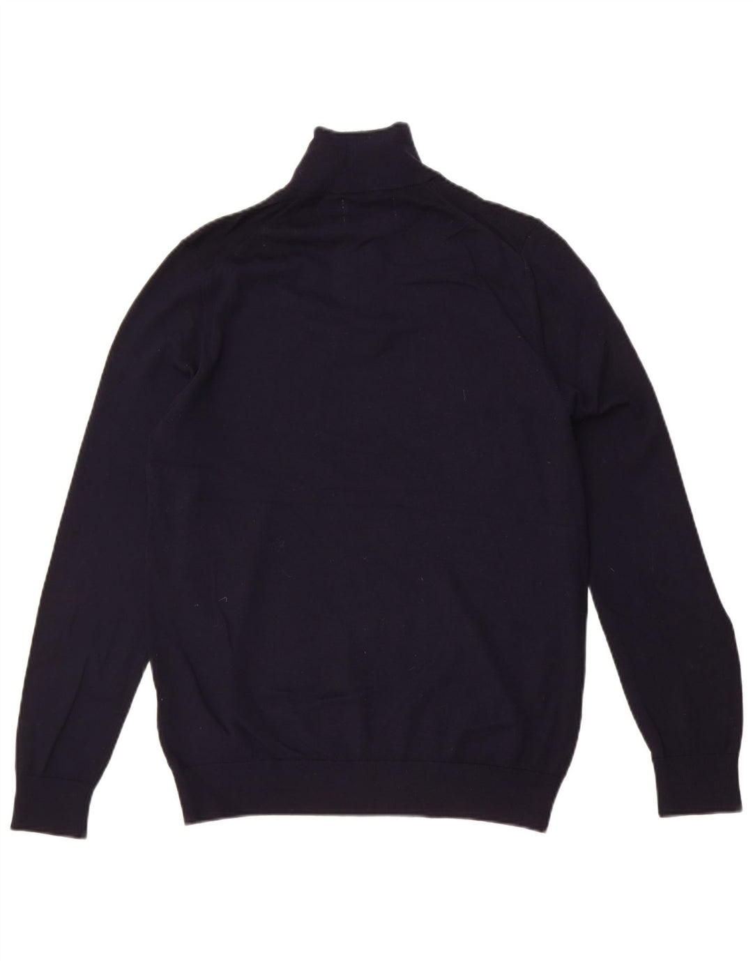 Marks & Spencer Herren-Pullover „Autograph“ mit Reißverschluss, mittelgroß, Marineblau