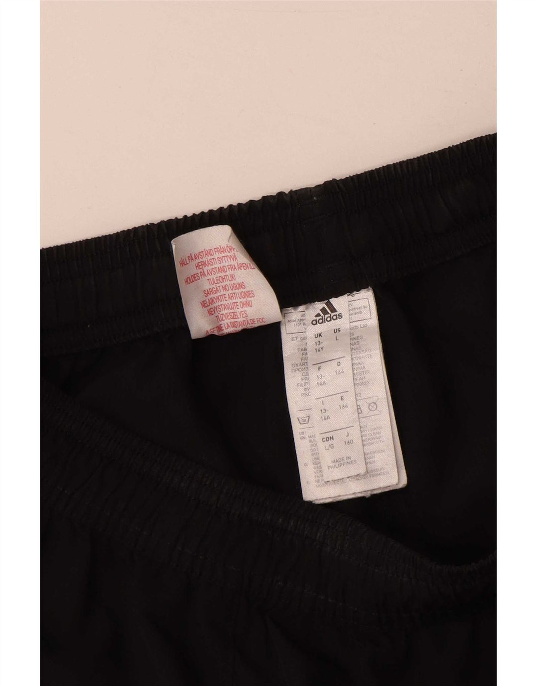 Adidas Jungen Climalite Sportshorts 13–14 Jahre, schwarzes Polyester