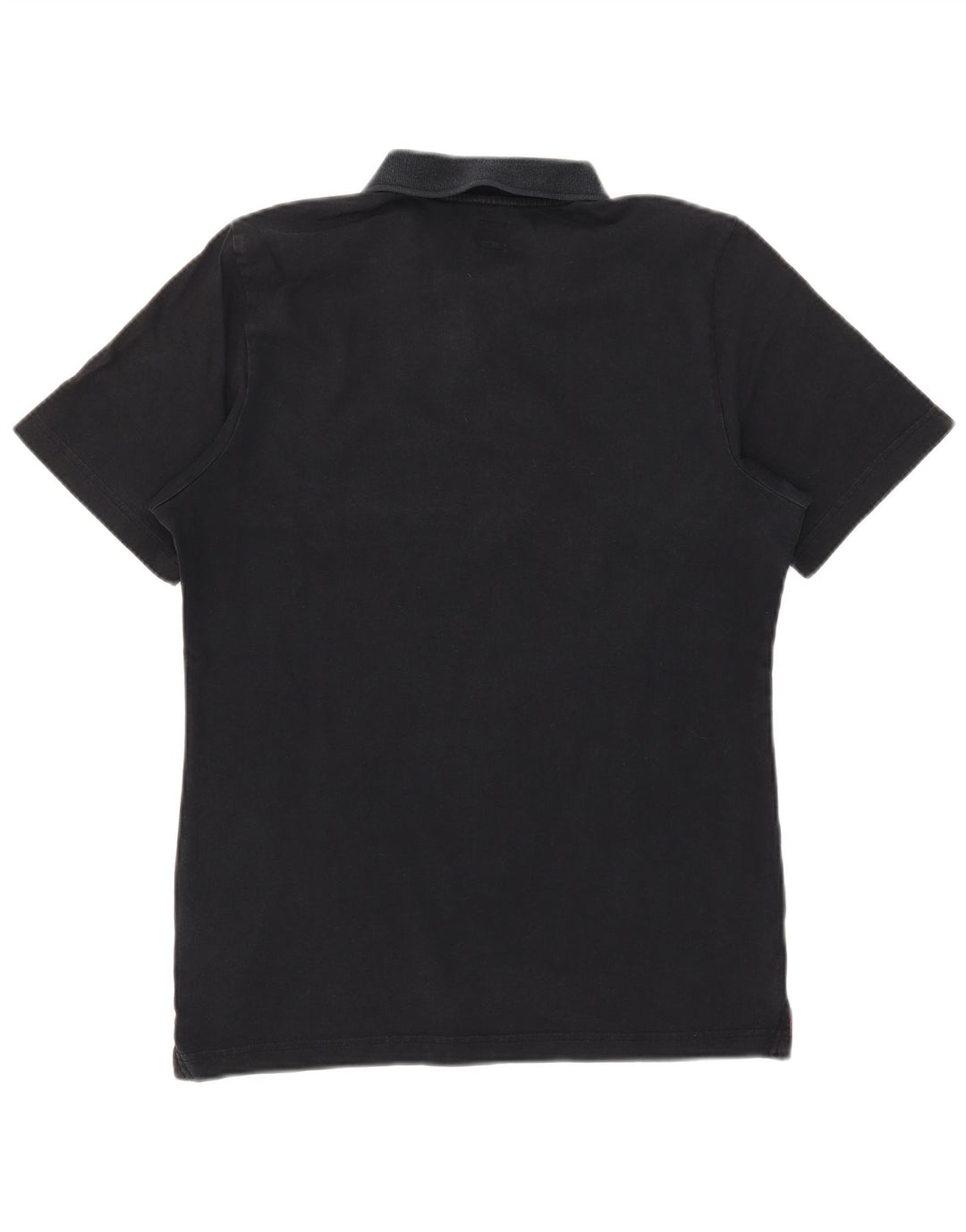ADIDAS Herren Poloshirt Small Schwarz Colourblock Baumwolle