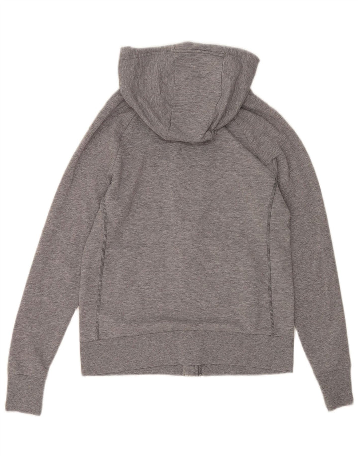 Marks & Spencer Damen-Kapuzenpullover mit Reißverschluss, Größe S, Gr. 8, Grau gefleckt
