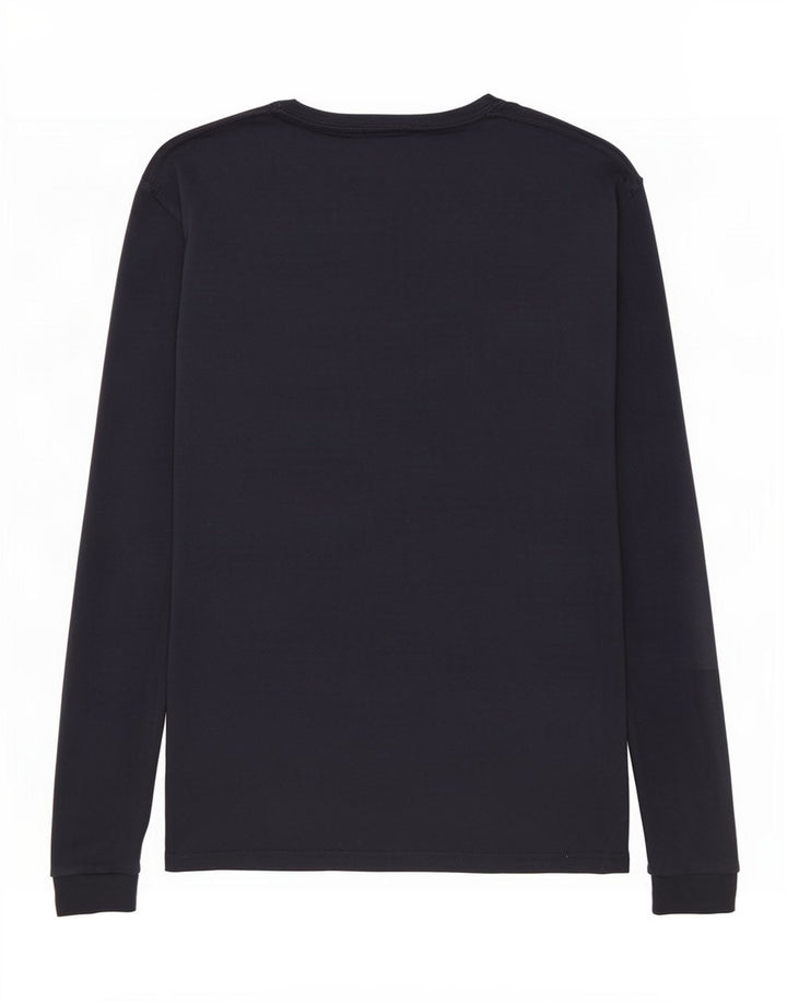 Champion Herren-Top, langärmelig, klein, marineblau, Baumwolle
