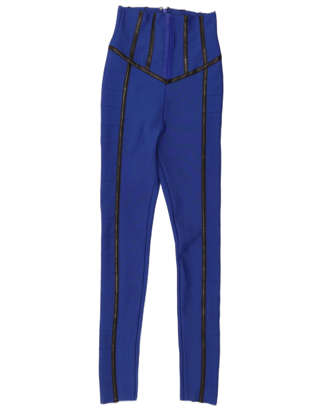 KAREN MILLEN Damen Leggings UK 6 XS Blaues Polyester