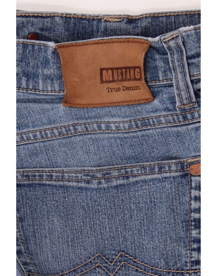 Mustang Herren Straight Jeans W34 L30 Blau