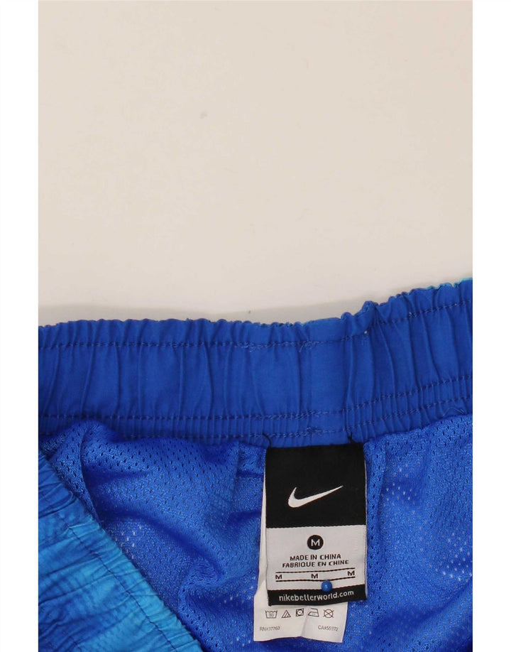 Nike Herren-Badeshorts aus mittelblauem Batik-Polyester