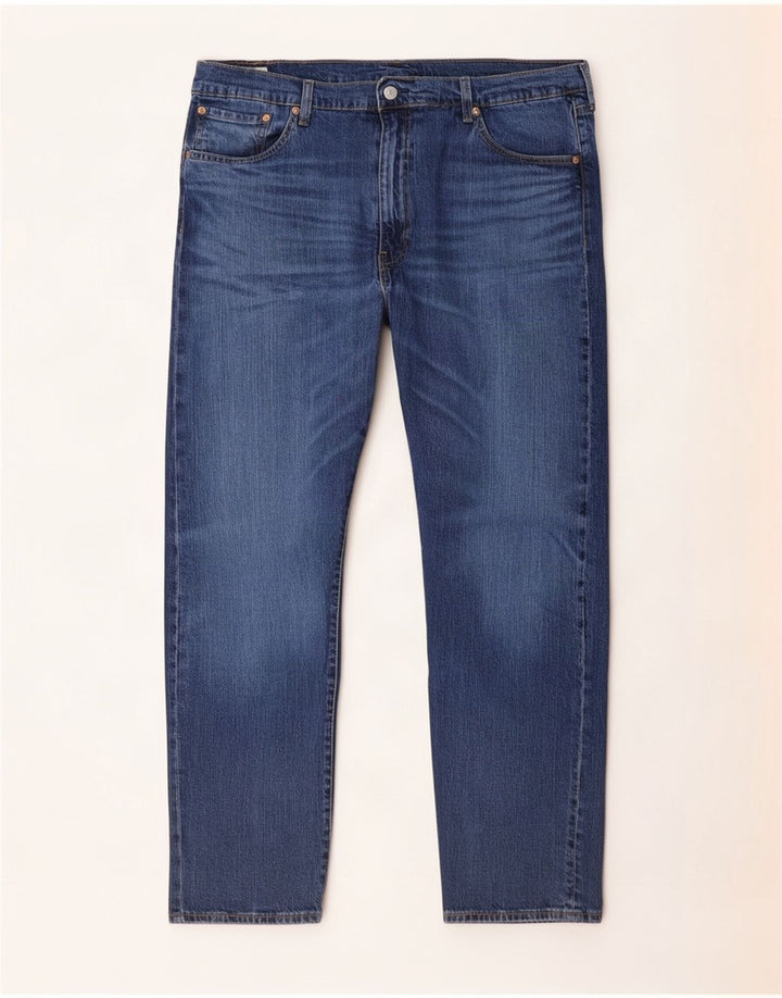 Levi's Herren 502 Tapered Jeans W44 L27 Blaue Baumwolle