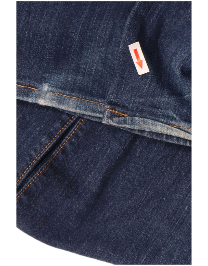 Levi's Herren 501 Straight Jeans W38 L32 Marineblaue Baumwolle