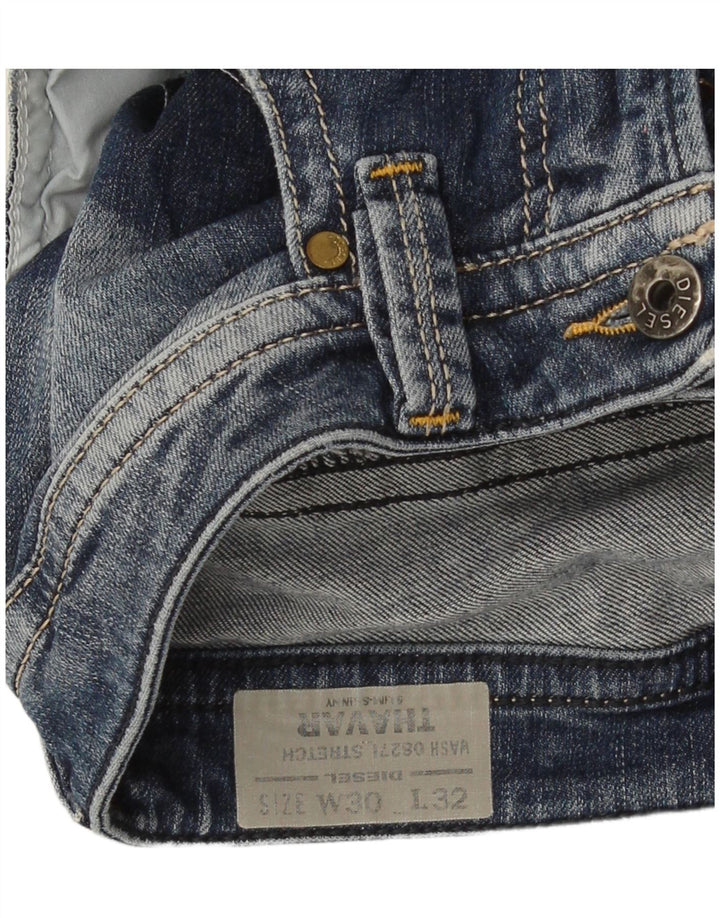 Diesel Damen Thavar Slim Skinny Jeans W30 L32 Blau