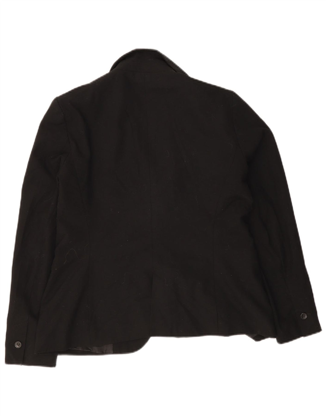 Zara Damen 1-Knopf-Blazerjacke EU 42 Large Schwarz