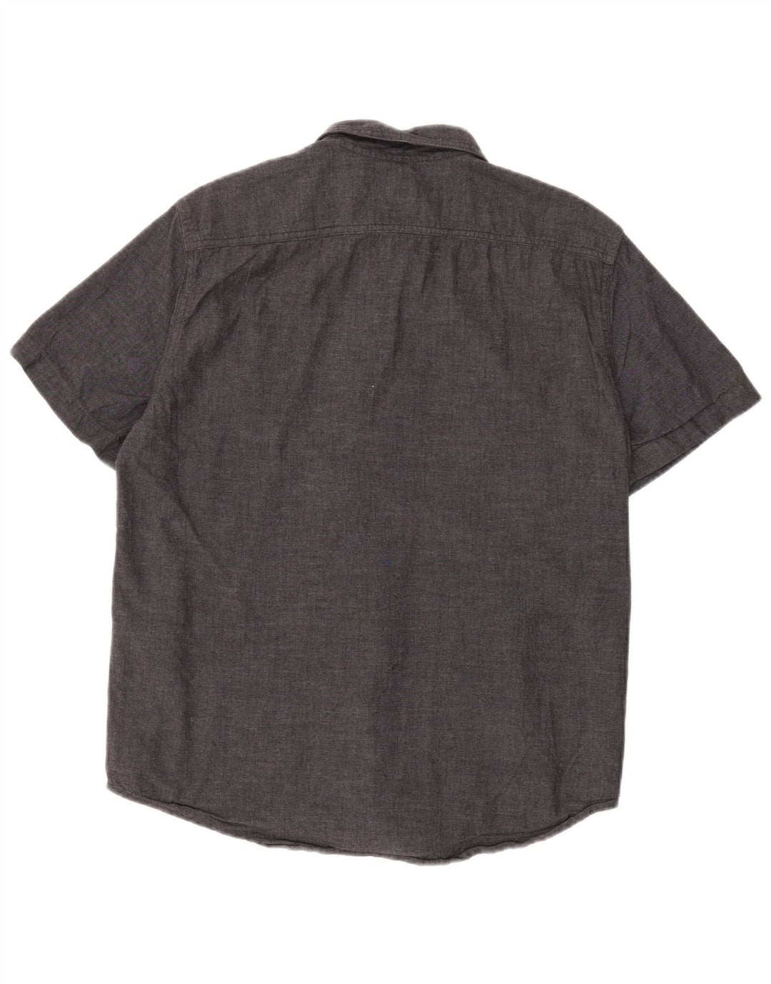 LEVI'S Herren-Hemd, kurzärmelig, Standard-Passform, groß, graue Baumwolle